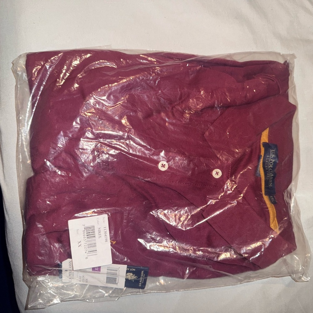 U.S. Polo Assn. Burgundy Polo Shirt